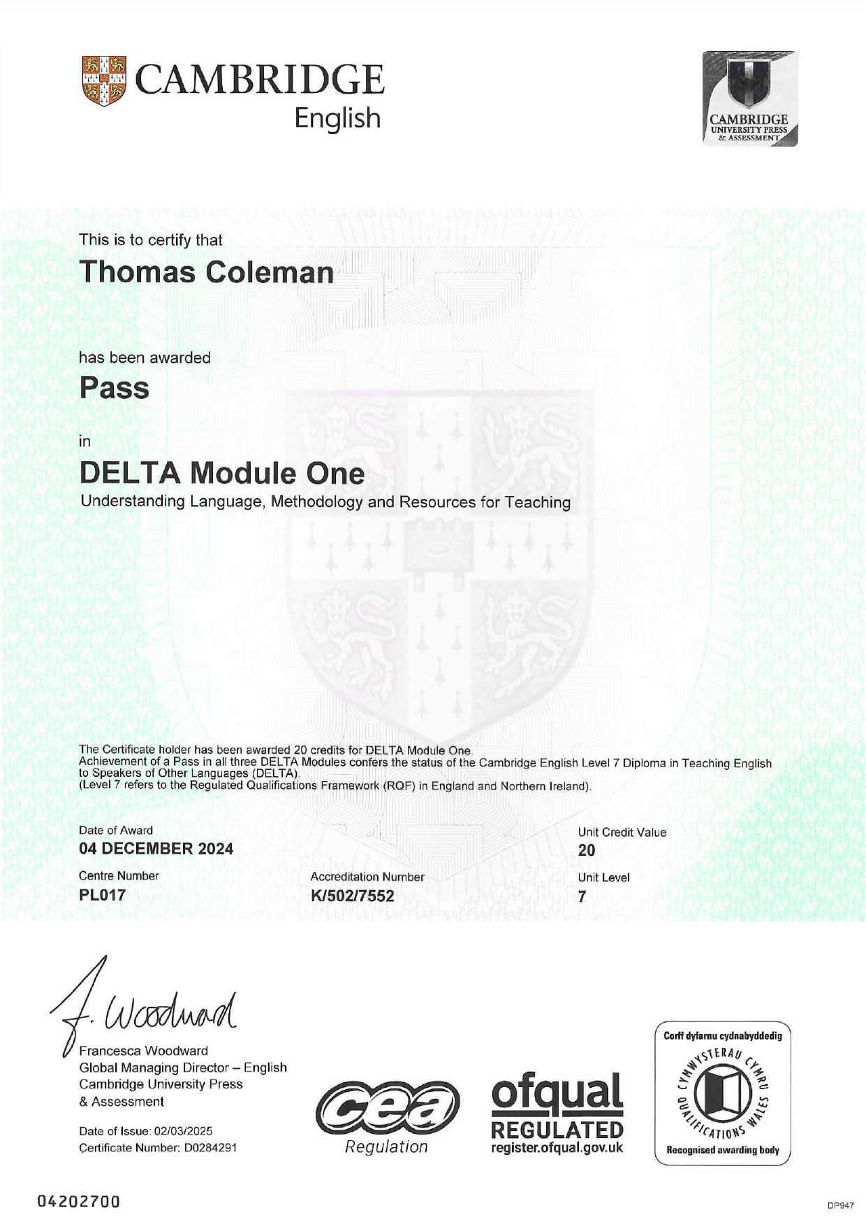 Delta M1
